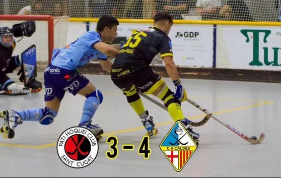 El Recam Làser Caldes guanya per primer cop a la pista del Sant Cugat (3-4)