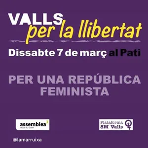 Performance feminista al Pati: “El violador ets tu”