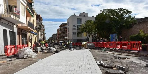 El carrer de Pere Badia de Torredembarra comença la segona fase de les obres de remodelació