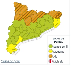 Protecció Civil posa el pla Ventcat en alerta al Solsonès