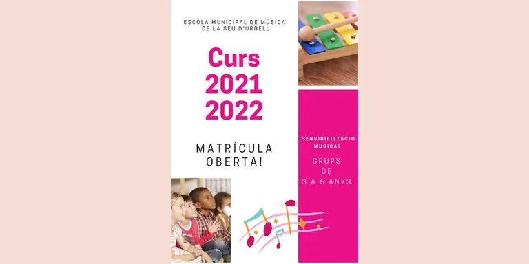 L'Escola Municipal de Música de la Seu i el Conservatori dels Pirineus comencen el curs 2021-2022