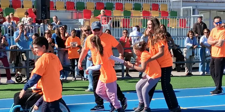 Una trentena de participants en la II Cursa Infantil Adaptada