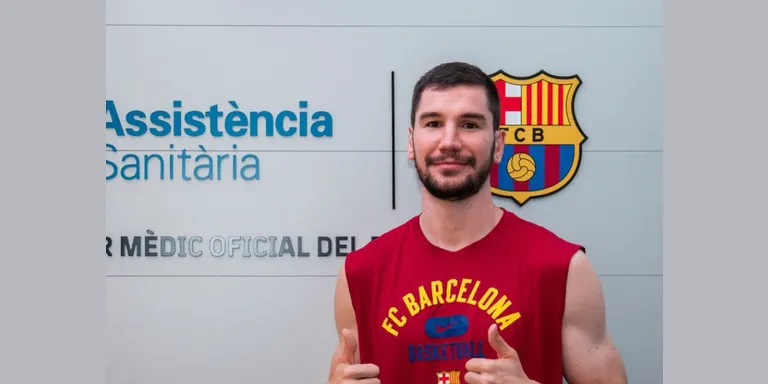 Darío Brizuela firma el contracte com a nou jugador del Barça