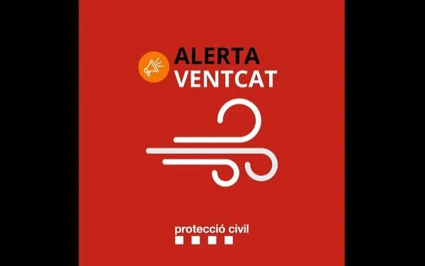 ACTUALITZACIÓ: Protecció Civil desactiva l'alerta el pla Ventcat per fortes ratxes de vent al litoral central i sud del país