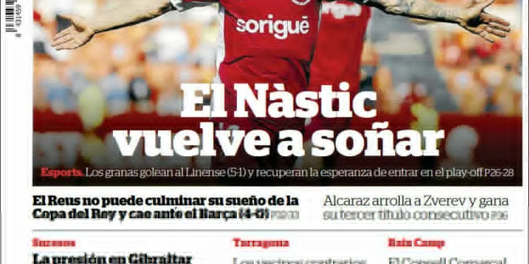 T'expliquem les portades dels diaris del territori d'aquest 9 de maig