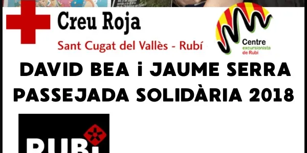 DAVID BEA i JAUME SERRA - Passejada Solidària 2018