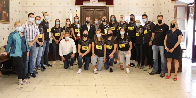 Felicitació institucional al Cadí La Seu com a campió de la Lliga Nacional Catalana Femenina 2021