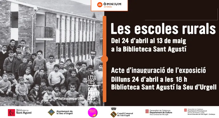 Inauguració a la Seu de l'exposició 'Les Escoles Rurals'