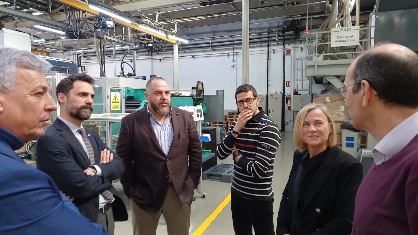 El conseller d’Empresa, Roger Torrent, visita el polígon industrial de Valls