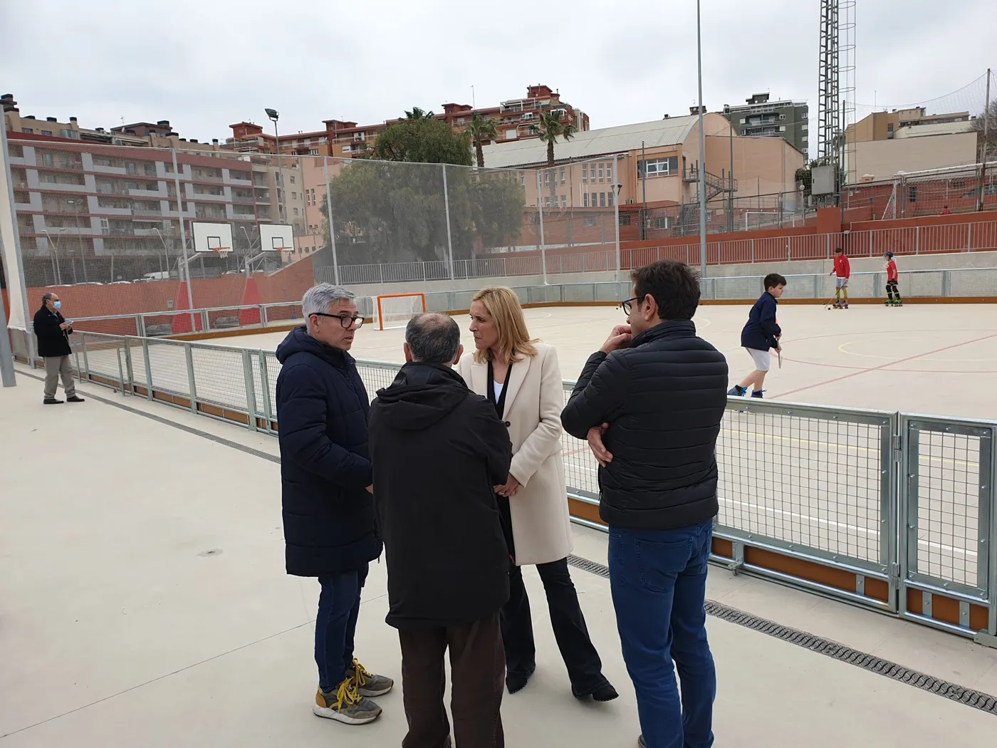 La nova pista del Vilar s’adapta a les necessitats de l’hoquei