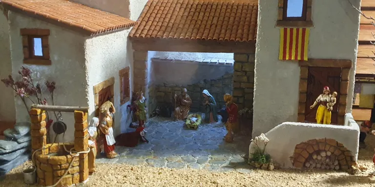 Exposició de pessebres al Pati de can Comas