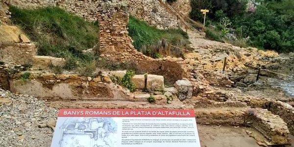 L’Ajuntament d’Altafulla demana que es respectin les Termes de Mar romanes