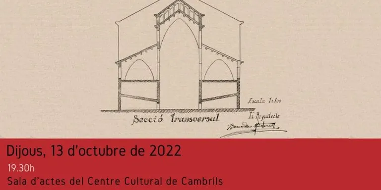 El lliurament oficial dels plànols restaurats del celler de Cambrils obre el cicle Memòria de tardor