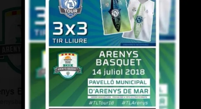L’Arenys Bàsquet organitza per aquest dissabte el 3x3 de Tir Lliure