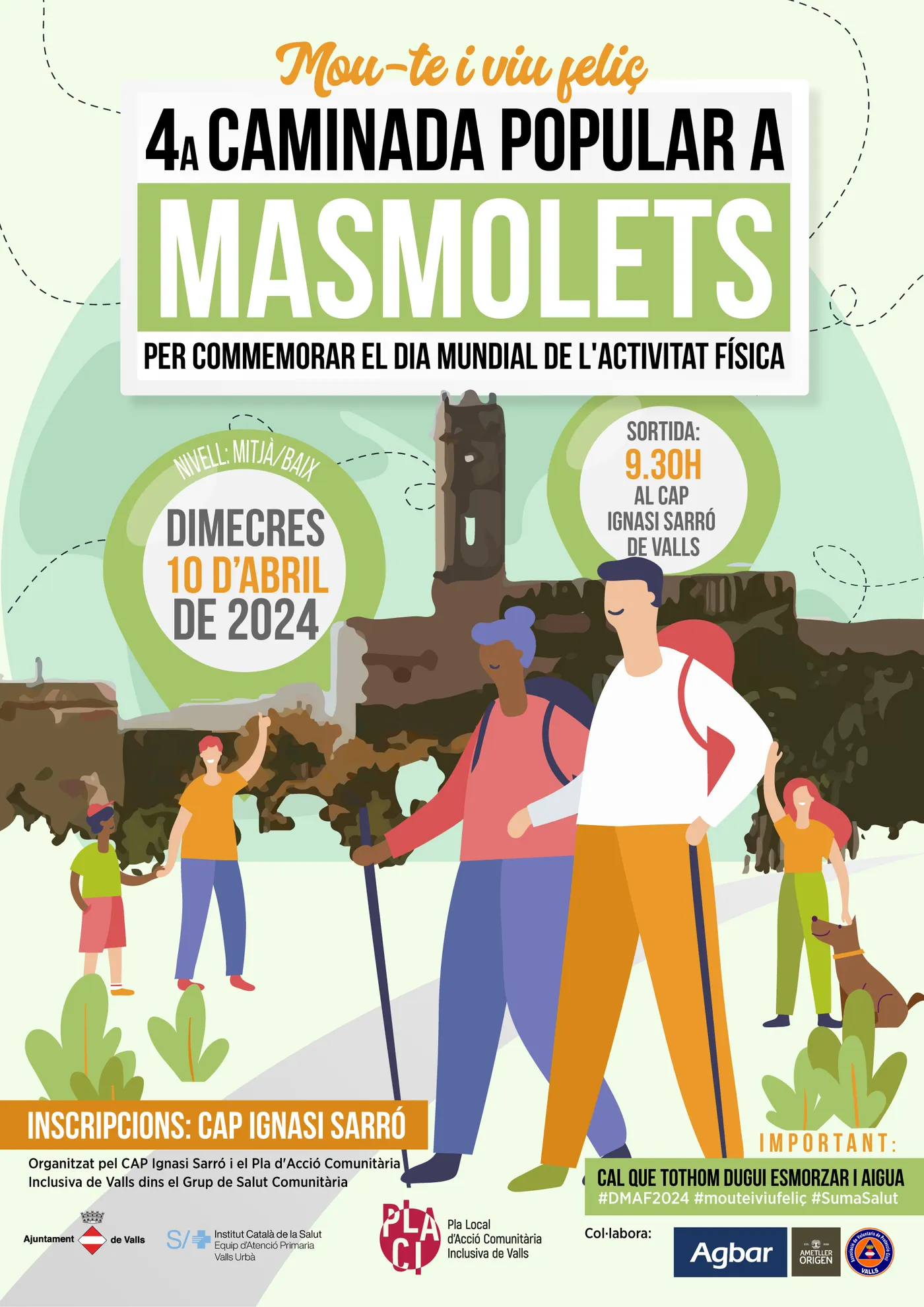 Arriba la quarta edició de la Caminada Popular a Masmolets
