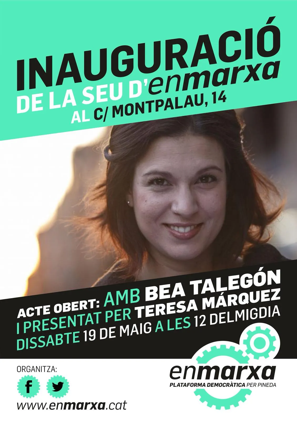 En Marxa escull aquest dijous el cap de llista per les municipals de 2019 i dissabte inauguren la seu