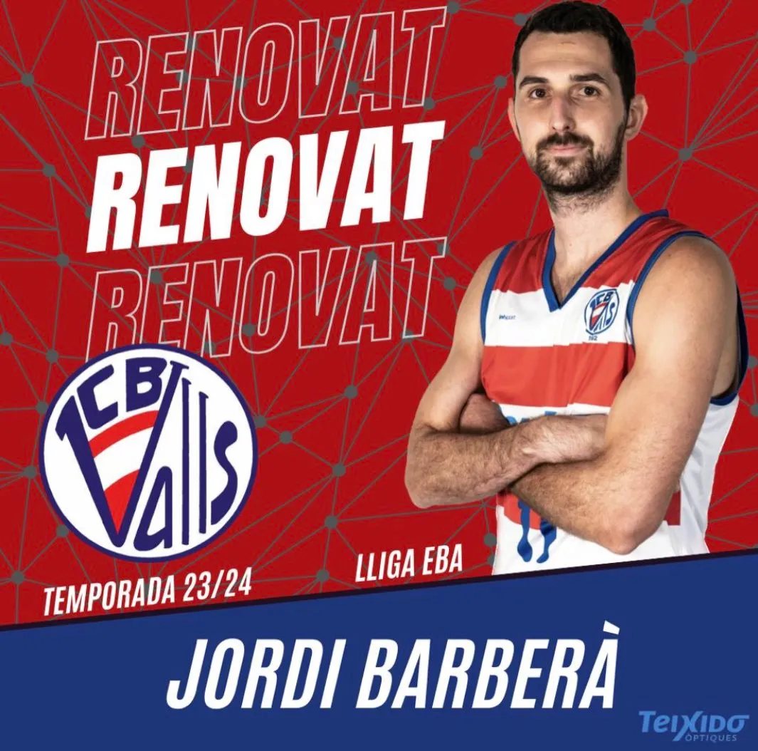 Jordi Barberà renova amb el CB Valls
