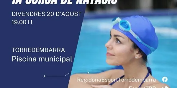 Torredembarra clou els cursets de natació amb una cursa entre els participants d’aquest estiu