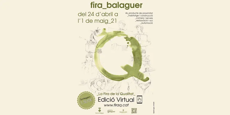 La Fira Q de Balaguer es celebra aquest cap de setmana en format virtual