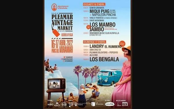 El Pleamar Vintage Market d'Altafulla torna a apostar fort per una programació musical continuada "potent i il·lusionant"