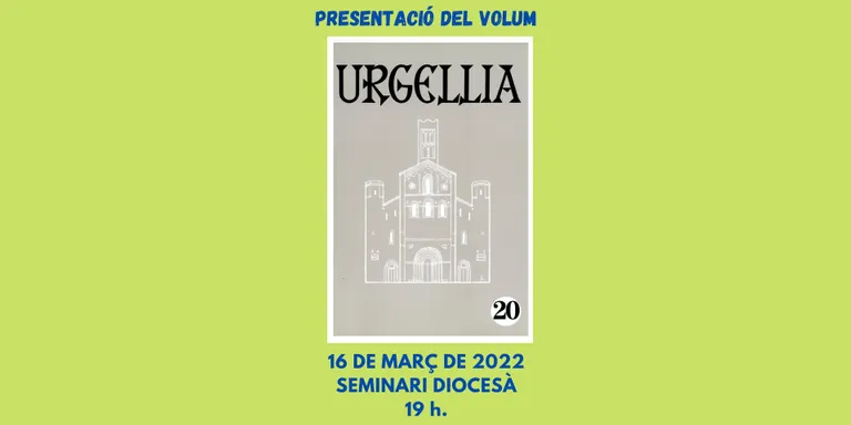 Presentació a la Seu d'Urgell del número 20 de la revista especialitzada 'Urgellia'