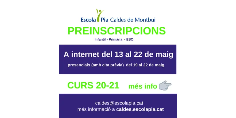 Les escoles i instituts de Caldes adapten les jornades de portes obertes