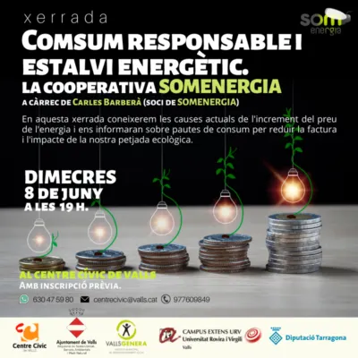 Xerrades sobre estalvi energètic i espais verds a casa al Centre Cívic de Valls
