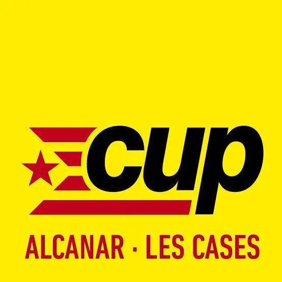 Cartell de la CUP d'Alcanar