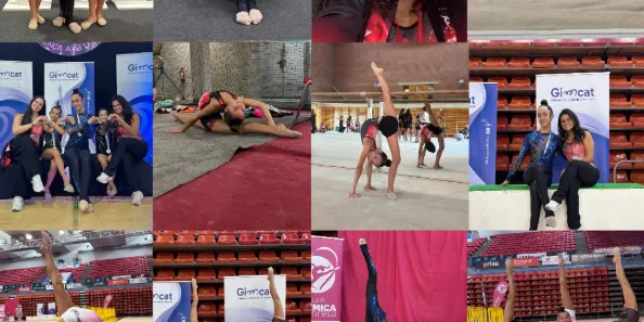Quatre esportistes calderines surten amb medalla del Campionat de Catalunya Individual de Gimnasia Rítmica i es classifiquen per ales d’Espanya