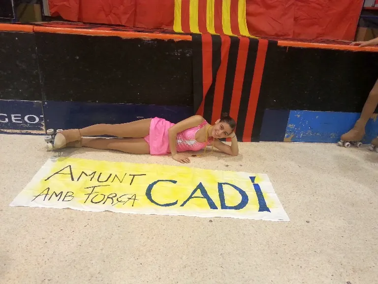 Maria Erola, 23a al Campionat de Catalunya juvenil de patinatge