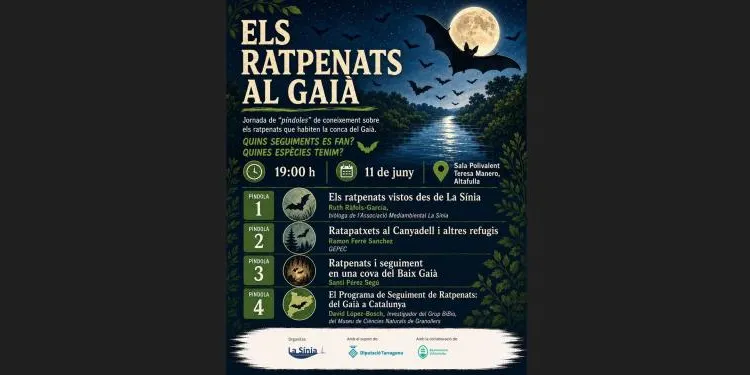 L’Associació Mediambiental la Sínia proposa acosta a la ciutadania el coneixement sobre els rat-penats que habiten al nostre entorn