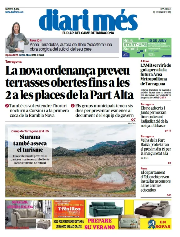 Cop d'ull als diaris d'aquest divendres 14 de juny