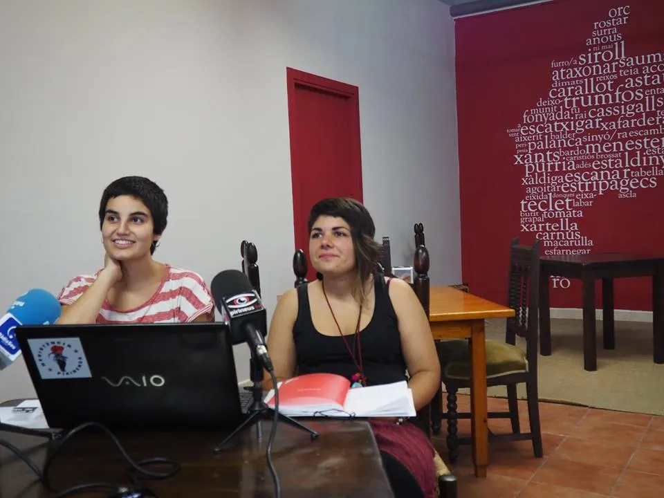 Marta Tarrés i Anna López, en la presentació de les activitats de l'Ateneu de l'Alt Urgell