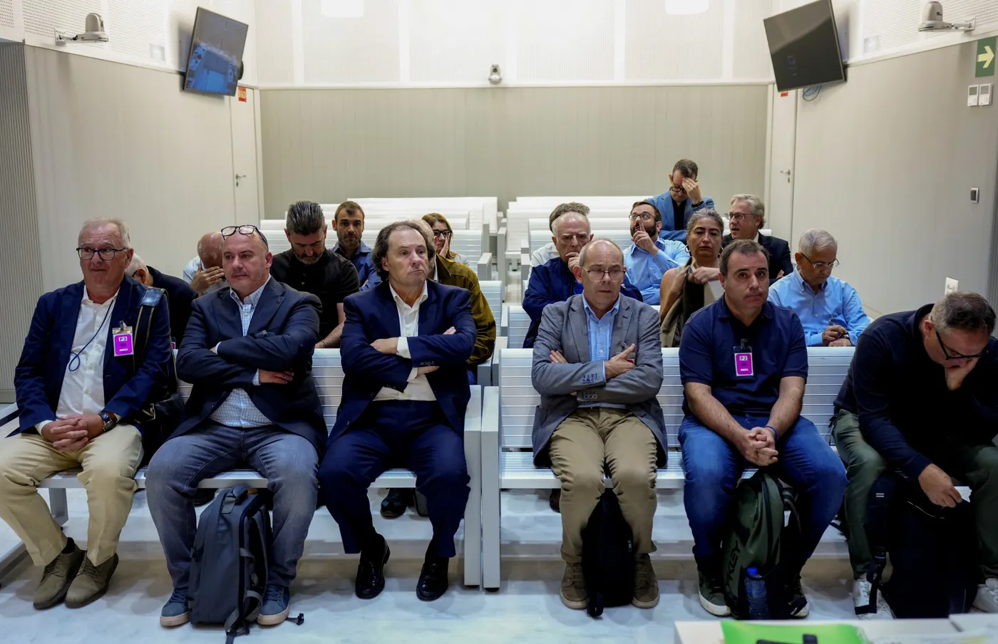 Acusats durant l'inici del judici pel 'cas Efial' a l'Audiència Nacional