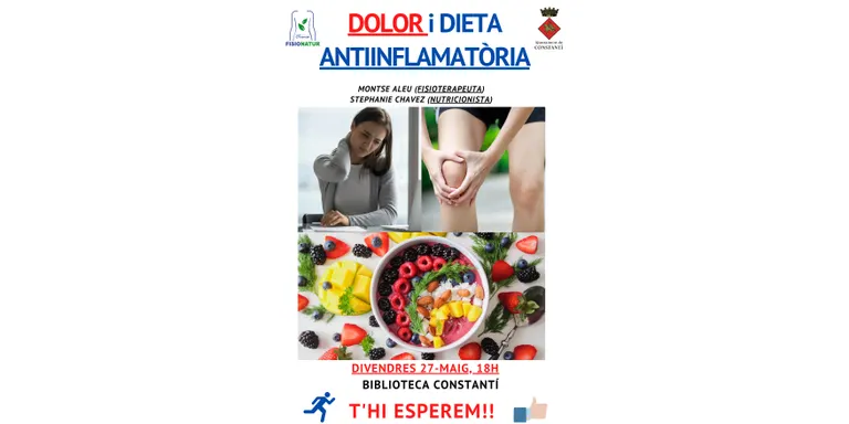 La Biblioteca Municipal acollirà divendres una xerrada sobre dolor i dieta antiinflamatòria