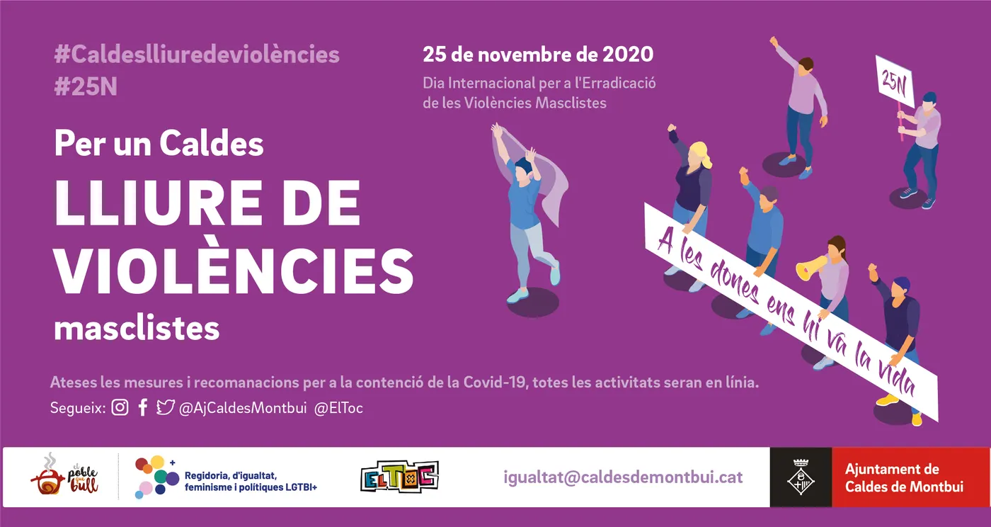 Xerrades i lectura de manifest amb motiu de la reivindicació del 25N