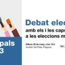 Debat eleccions municipals 28M 2023