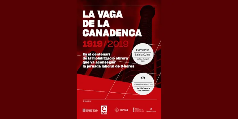 Inauguració a la Seu de l'exposició sobre el centenari de la vaga de la Canadenca