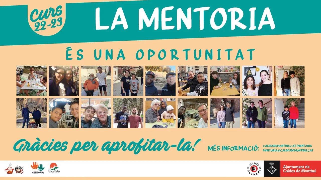 Crida de Caldes Solidària per col·laborar en el projecte Mentoria, d’acollida a infants i persones joves nouvingudes