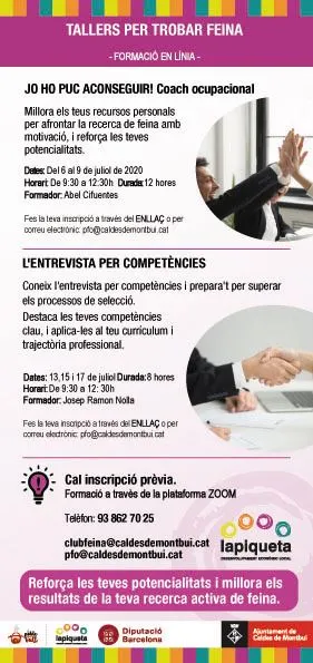 La Piqueta proposa noves ofertes de formació ocupacional