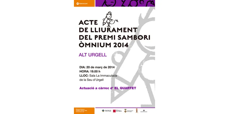 L'Alt Urgell participa en el Premi Sambori d'Òmnium Cultural