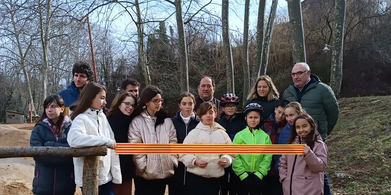 S’inaugura un circuit de pump track a la zona esportiva de Can Pons d’Arbúcies