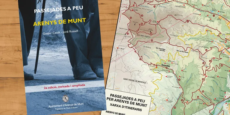 El llibre Passejades a peu per Arenys de Munt, escrit pels arenyencs Gaspar Casals i Jordi Rossell, ja és accessible al web de l’Ajuntament