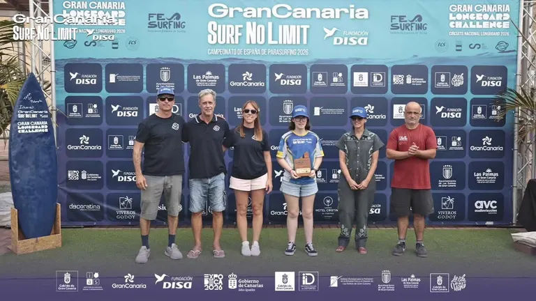 SAIOA HUARTE CONQUISTA EL CAMPEONATO DE ESPAÑA DE PARASURFING EN GRAN CANARIA