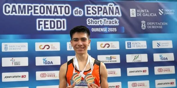 El catllarenc Raúl Paredes, doble medalla de plata en el Campionat d’Espanya d’Atletisme FEDDI