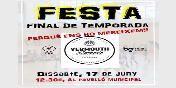 El CB Altafulla – BBG celebra aquest la Diada de final de temporada aquest dissabte