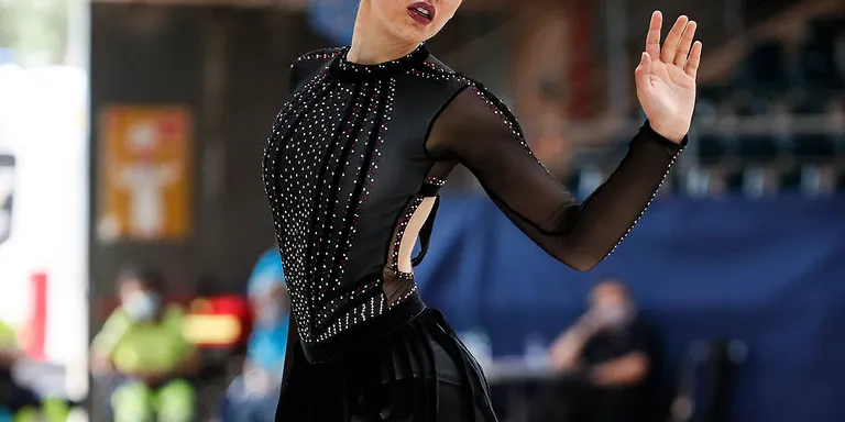 La patinadora Maria Rius aconsegueix el setè lloc al Campionat de Catalunya de Patinatge Artístic