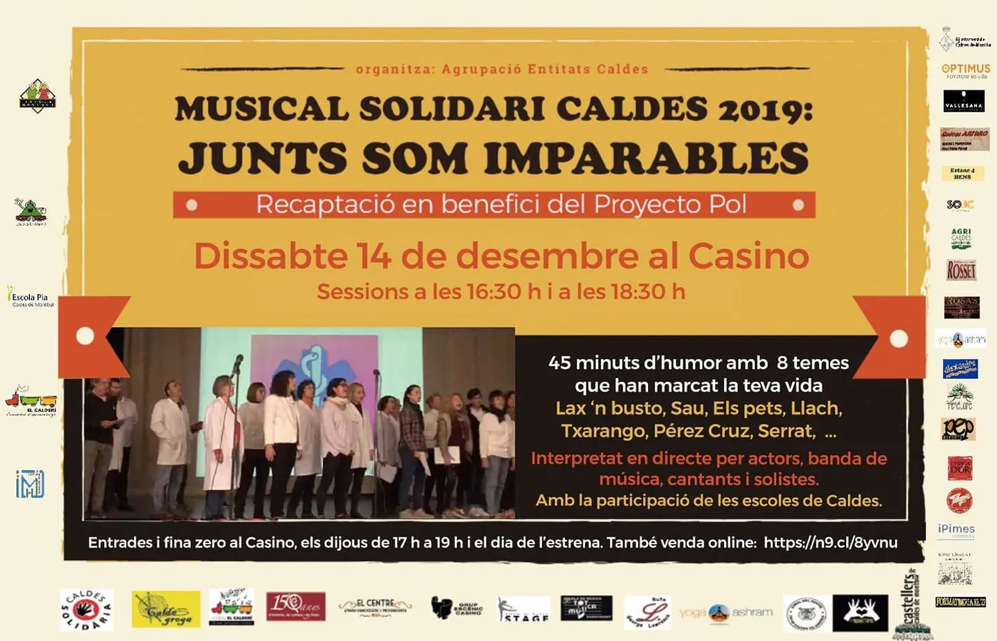 368 voluntaris estrenen el Musical Solidari més participatiu de Caldes