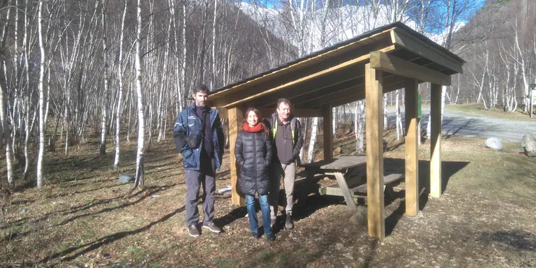 Inauguració d'un nou aixopluc de pescadors al Parc Natural de l'Alt Pirineu