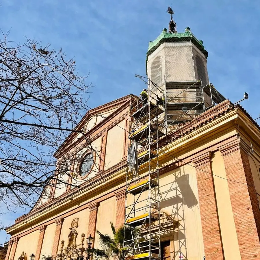 En marxa les obres de rehabilitació del campanar de l’Església de Sant Joan
